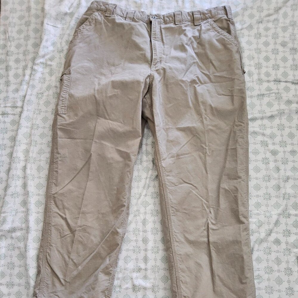 Carhartt B151 - Loose Fit Canvas Utility Work Pant Tan - Dungaree Fit Size 46x32